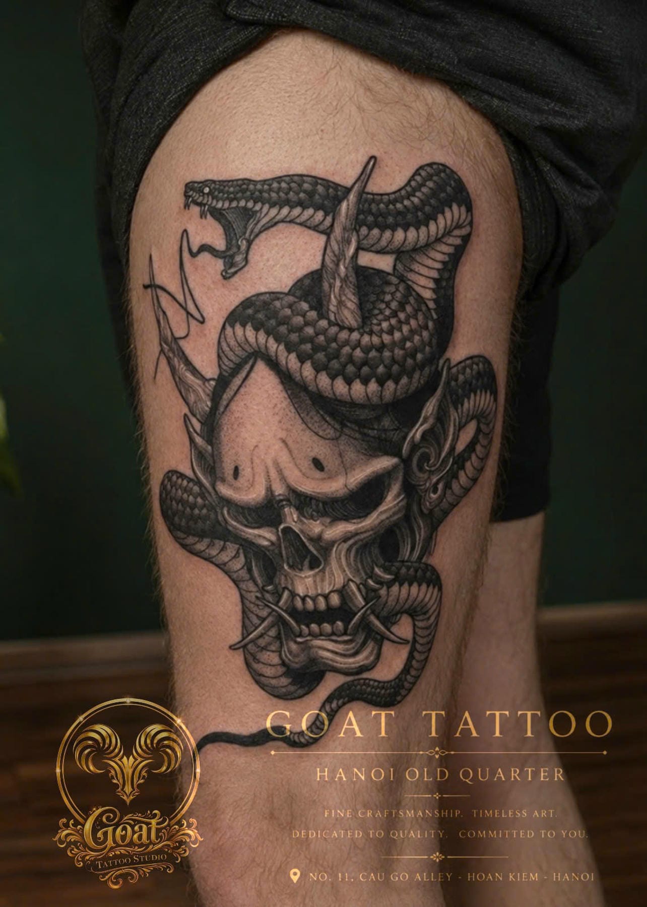 Goat Tattoo Studio – Black & Grey